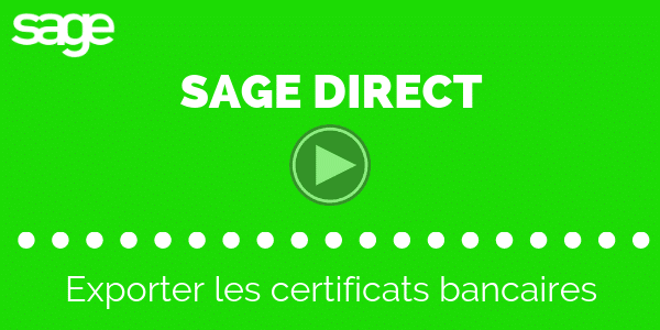 Sage Direct - exporter les certificats