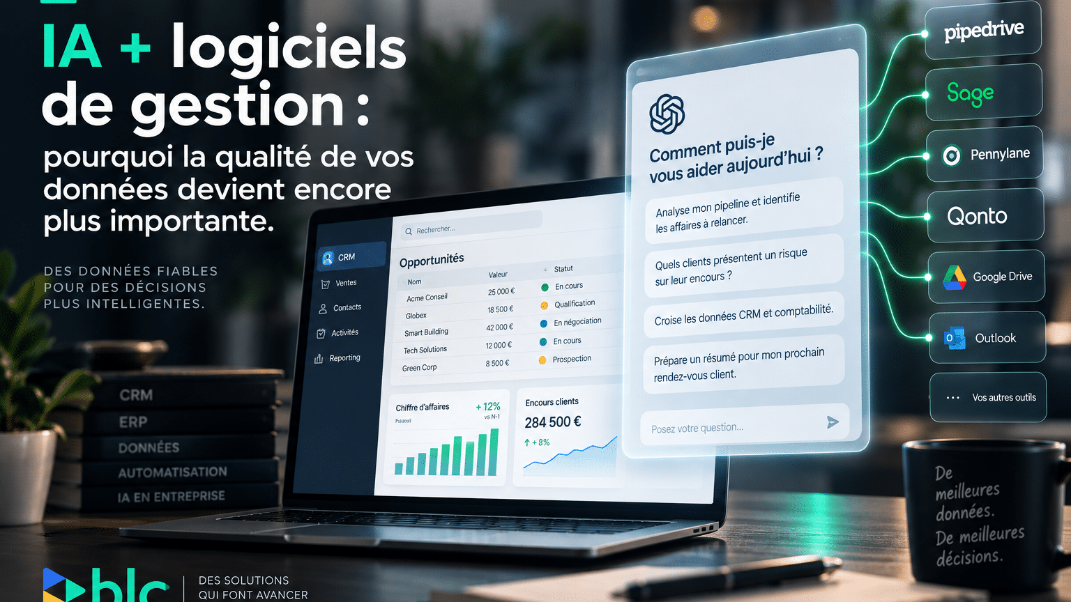 IA + logiciels de gestion