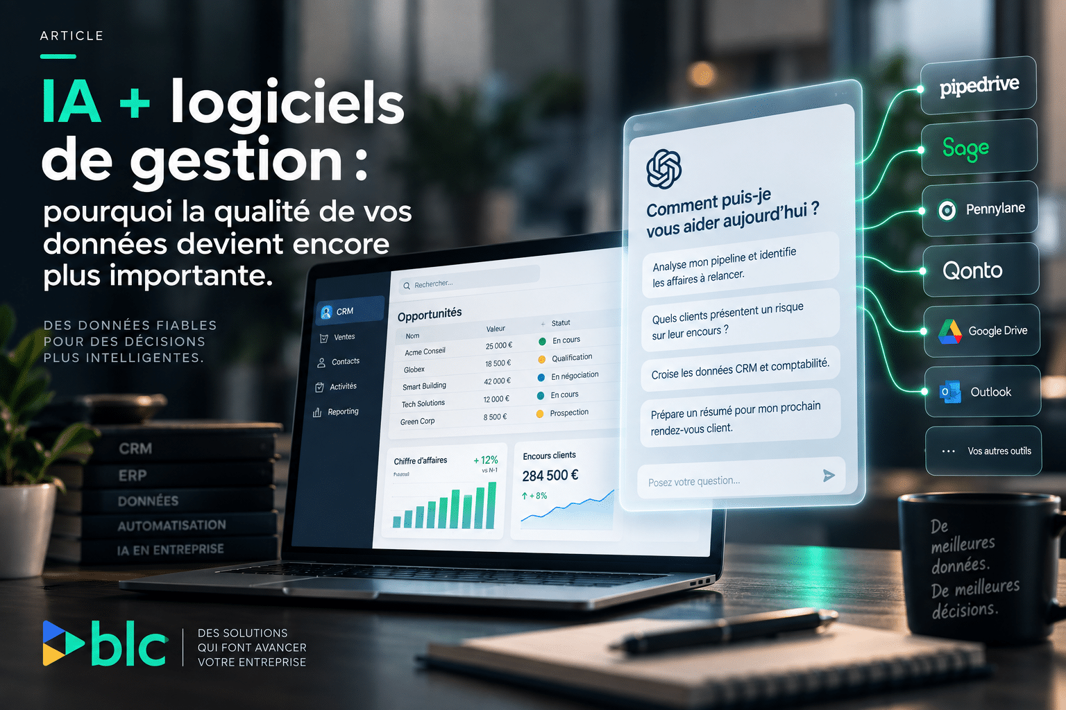 IA + logiciels de gestion
